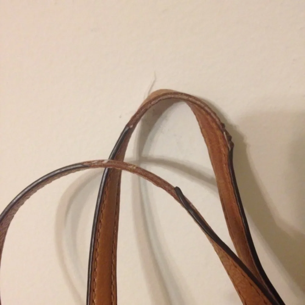 Michael Kors gold MK signature tote bag